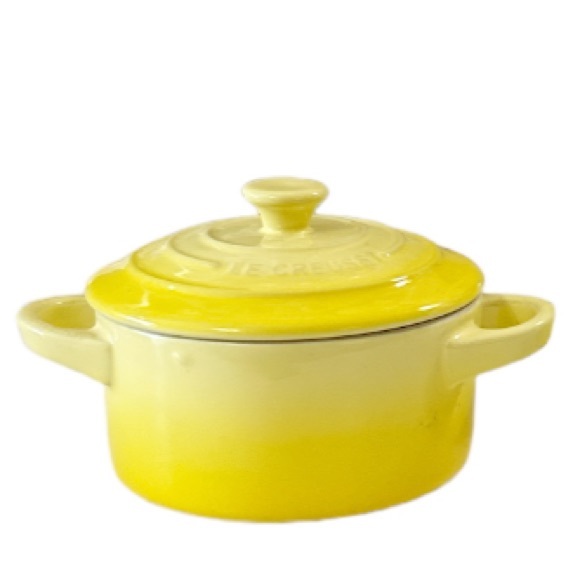 NEW HTF Le Creuset SOLEIL Mini Cocotte Set/2 - Picture 2 of 7